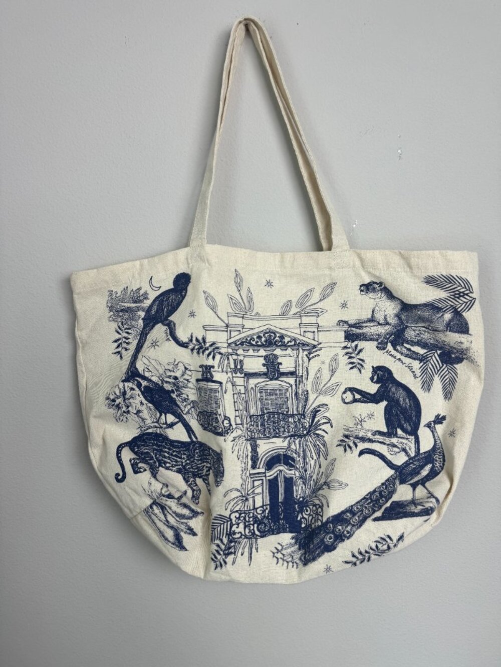 Sezane × Maia Bunge Paradiso Jungle Canvas Tote - Picture 5 of 7